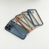 قاب شفاف دور طرحدار محافظ لنزدار iPhone 13 Pro