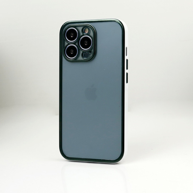 قاب پشت شفاف دور رنگی محافظ لنزدار iPhone 13 Pro