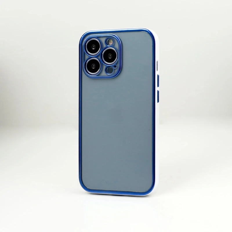 قاب پشت شفاف دور رنگی محافظ لنزدار iPhone 13 Pro
