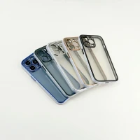 قاب پشت شفاف دور رنگی محافظ لنزدار iPhone 13 Pro