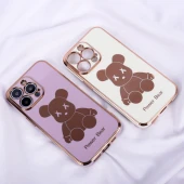 قاب My Case Power Bear آیفون iPhone 13 Pro محافظ لنزدار