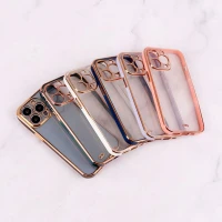 قاب ژله ای دور رنگی محافظ لنزدار iPhone 13 Pro
