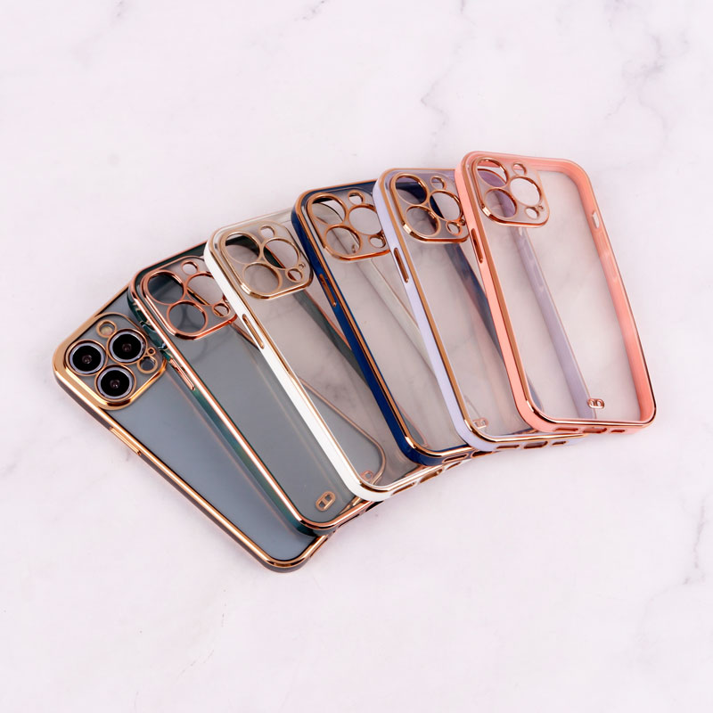 قاب ژله ای دور رنگی محافظ لنزدار iPhone 13 Pro
