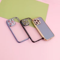 قاب پشت مات My Case نگین دار محافظ لنزدار iPhone 13 Pro Max