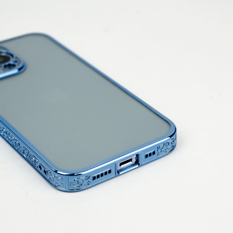 قاب شفاف دور طرحدار محافظ لنزدار iPhone 13 Pro
