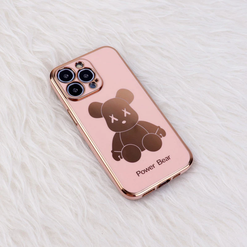 قاب My Case Power Bear آیفون iPhone 13 Pro محافظ لنزدار