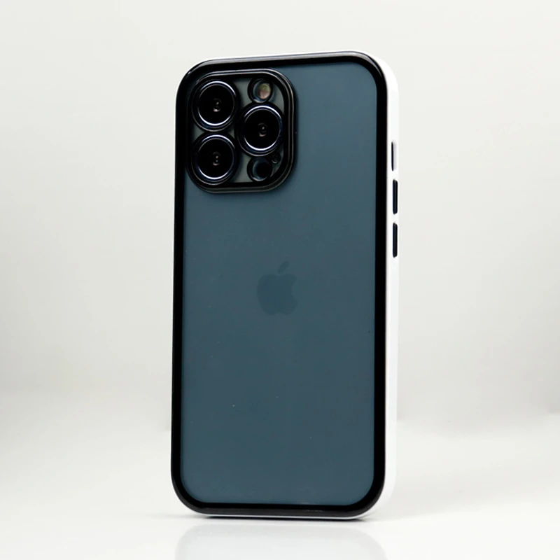 قاب پشت شفاف دور رنگی محافظ لنزدار iPhone 13 Pro