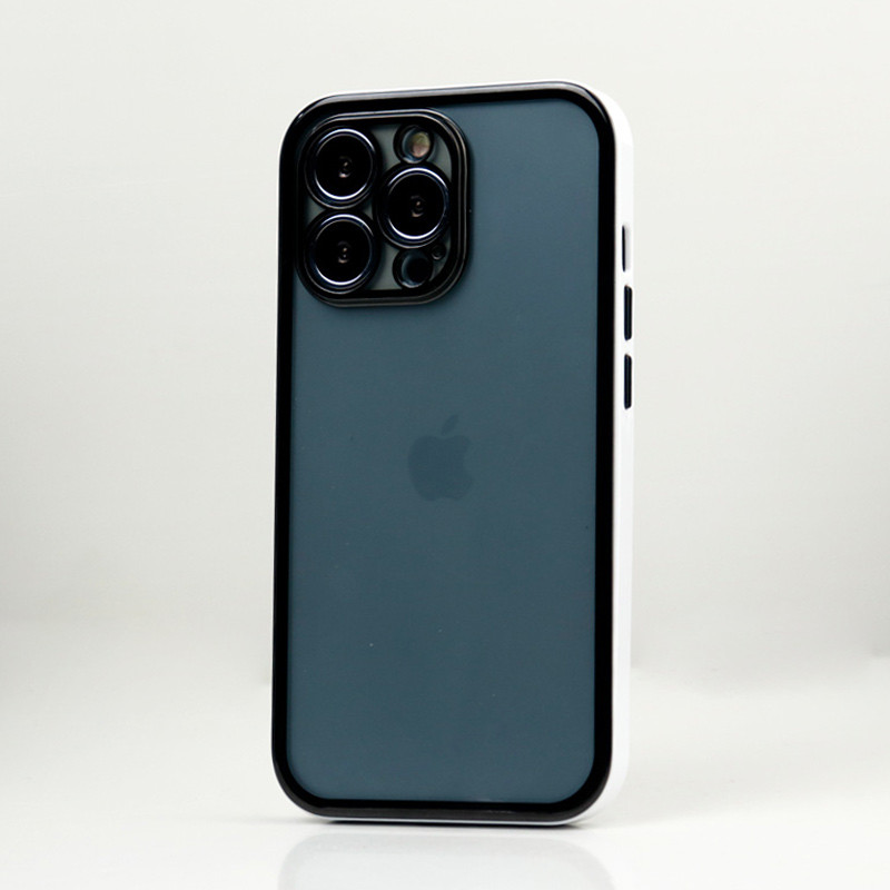 قاب پشت شفاف دور رنگی محافظ لنزدار iPhone 13 Pro