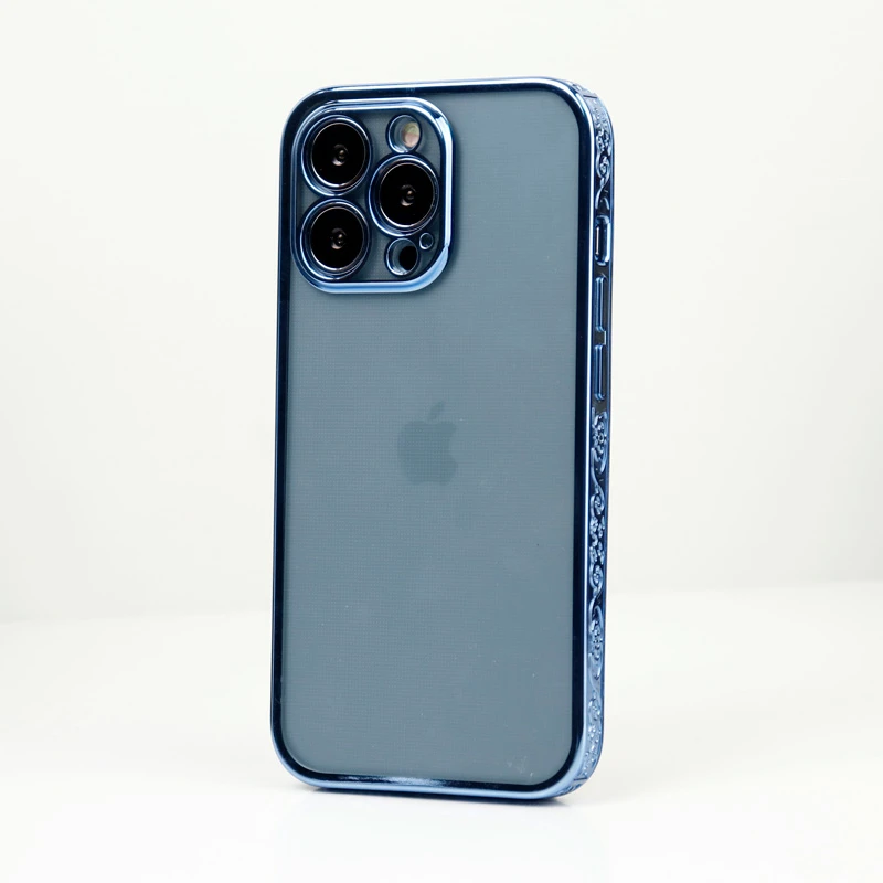 قاب شفاف دور طرحدار محافظ لنزدار iPhone 13 Pro