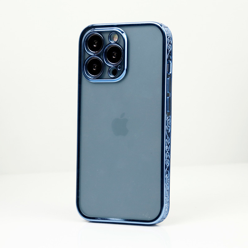 قاب شفاف دور طرحدار محافظ لنزدار iPhone 13 Pro