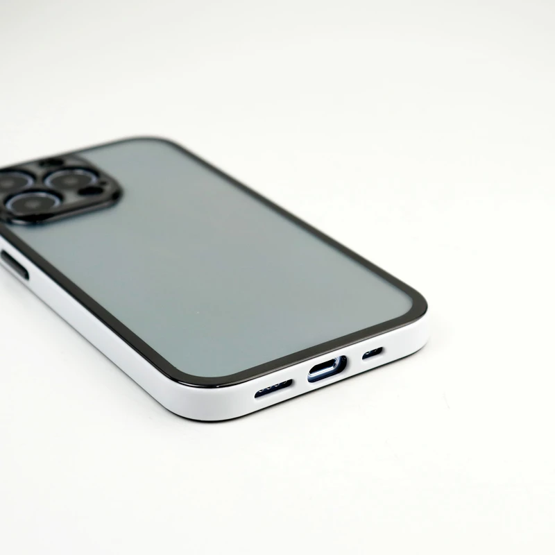 قاب پشت شفاف دور رنگی محافظ لنزدار iPhone 13 Pro