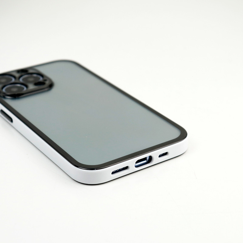 قاب پشت شفاف دور رنگی محافظ لنزدار iPhone 13 Pro