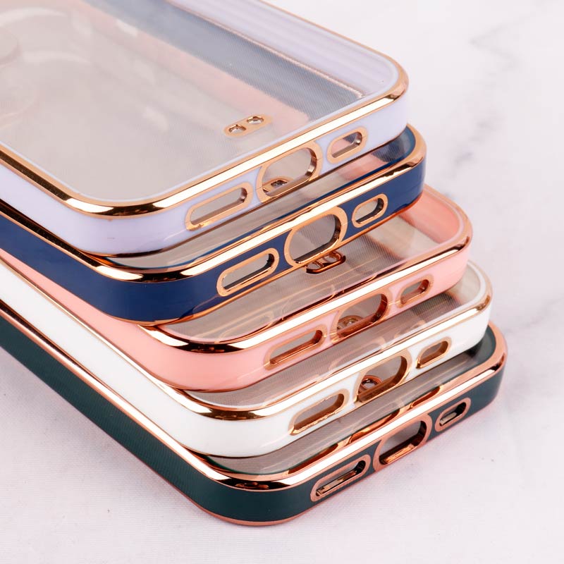 قاب ژله ای دور رنگی محافظ لنزدار iPhone 13 Pro