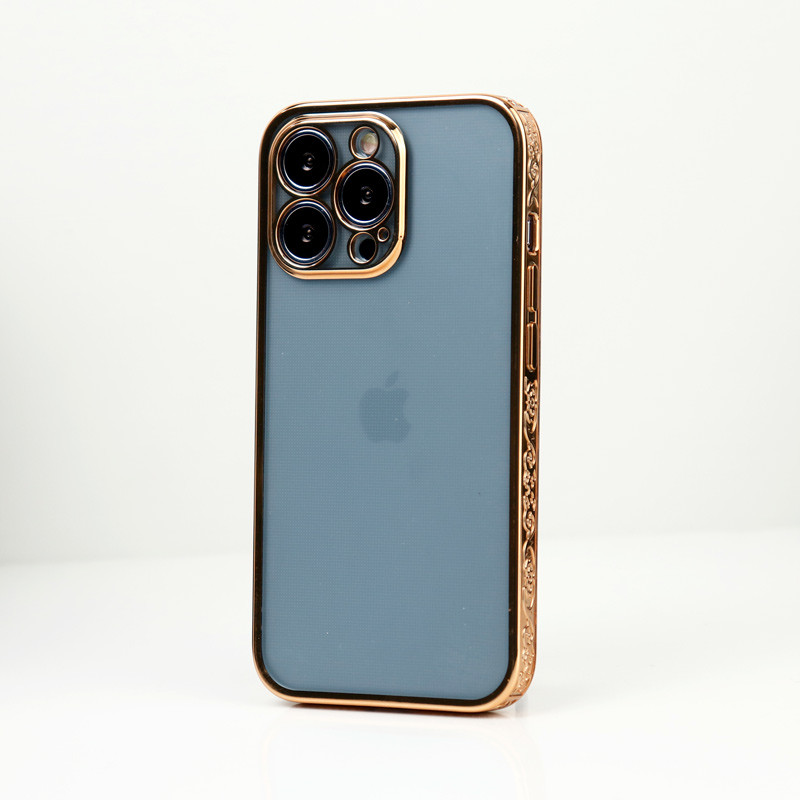 قاب شفاف دور طرحدار محافظ لنزدار iPhone 13 Pro