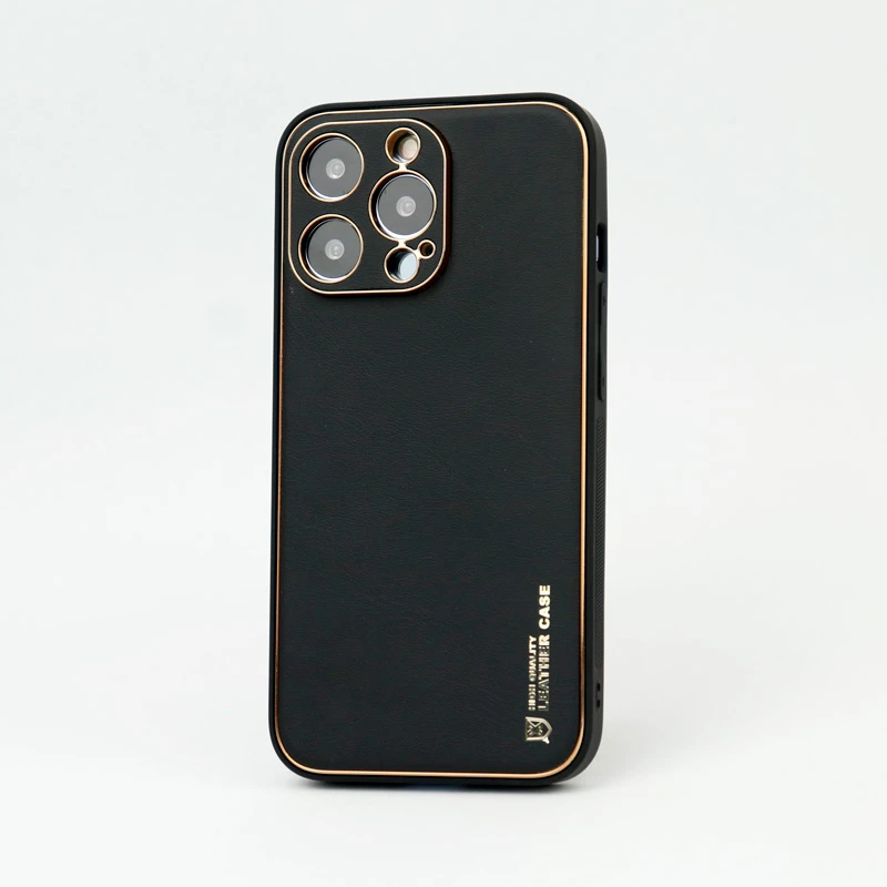قاب چرمی Leather Case محافظ لنزدار iPhone 13 Pro