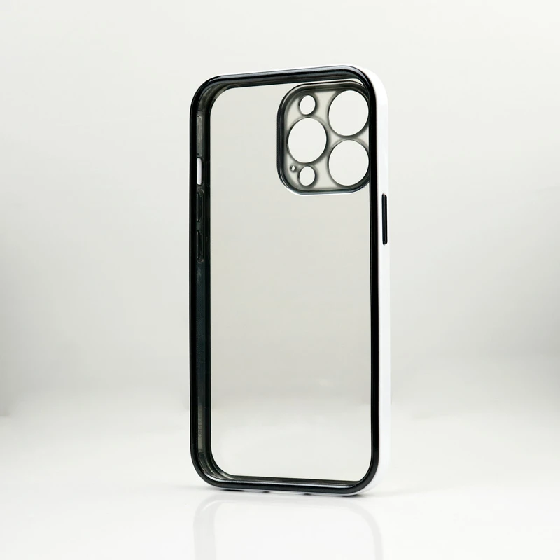 قاب پشت شفاف دور رنگی محافظ لنزدار iPhone 13 Pro