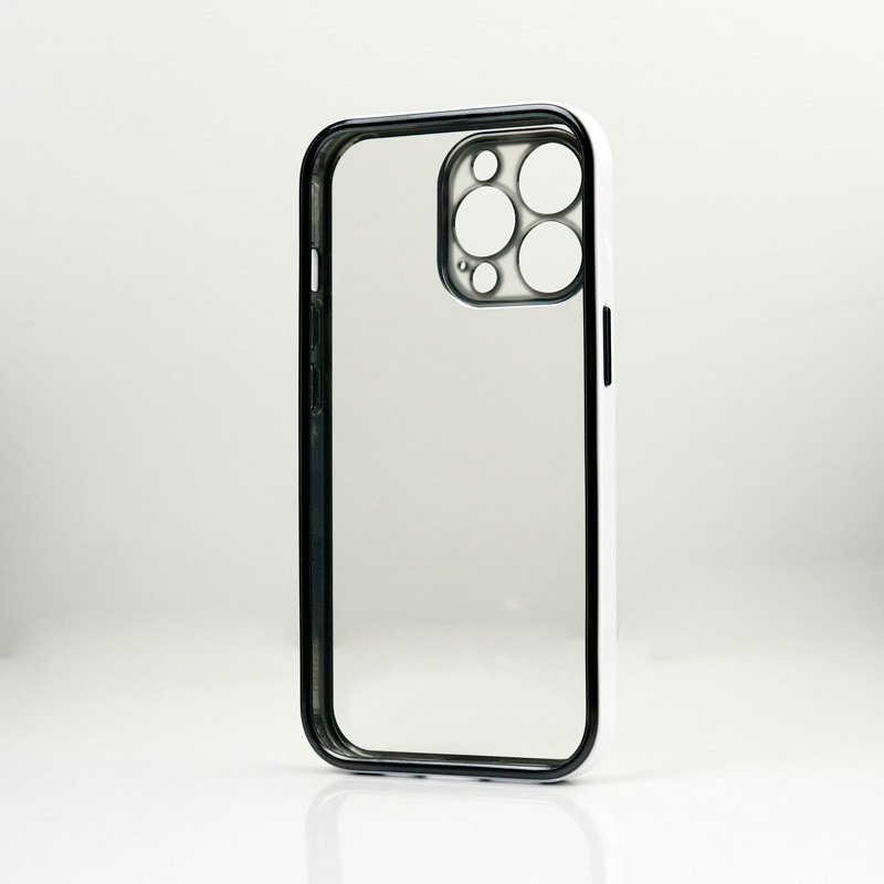 قاب پشت شفاف دور رنگی محافظ لنزدار iPhone 13 Pro