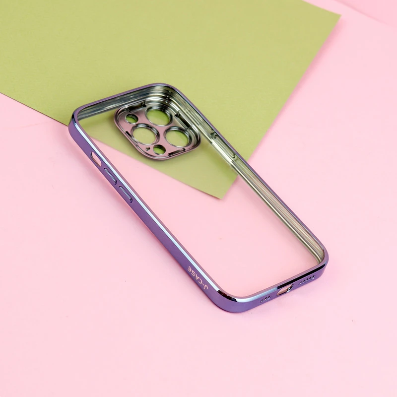 قاب پشت مات My Case نگین دار محافظ لنزدار iPhone 13 Pro