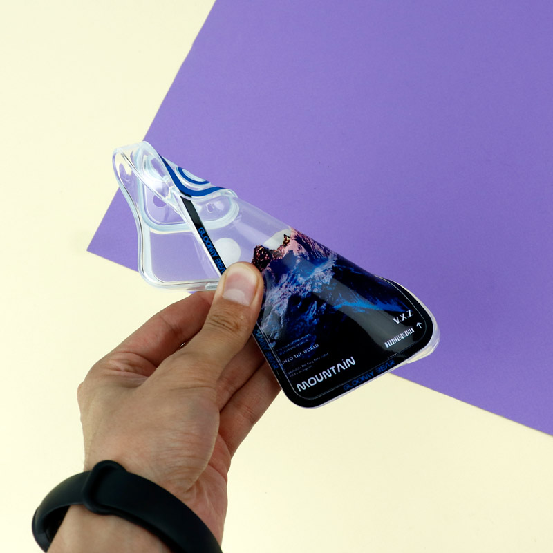 قاب ژله ای شفاف طرح کوهستان محافظ لنزدار iPhone 13 Pro