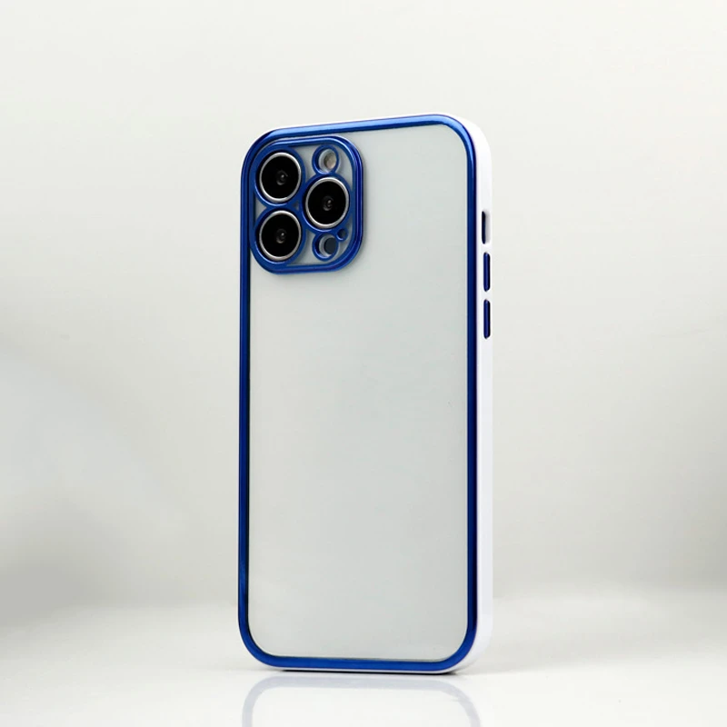 قاب پشت شفاف دور رنگی محافظ لنزدار iPhone 13 Pro Max