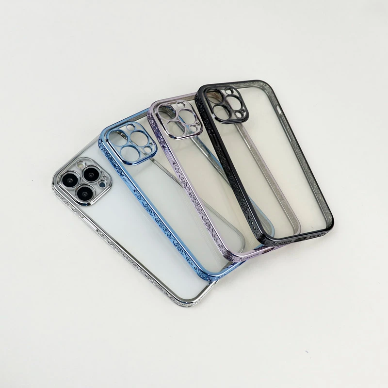 قاب شفاف دور طرحدار محافظ لنزدار iPhone 13 Pro Max