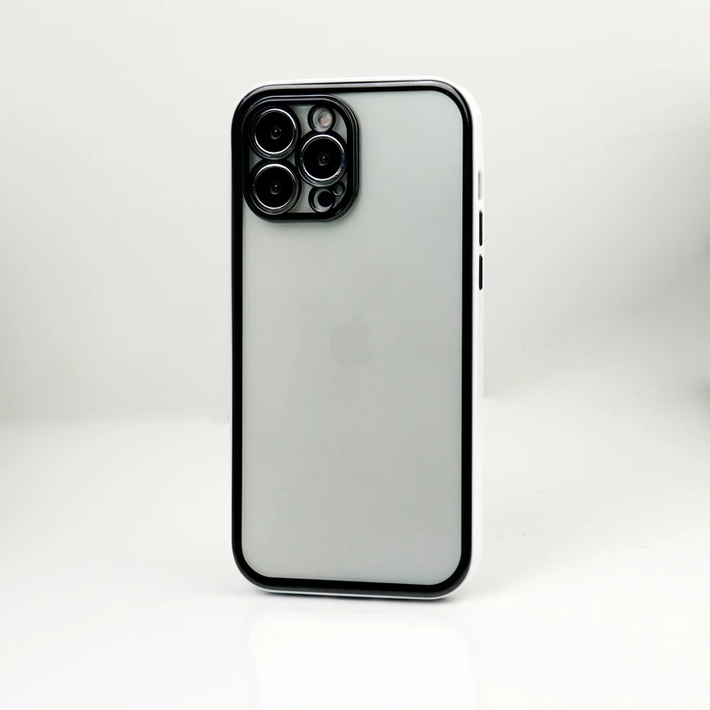 قاب پشت شفاف دور رنگی محافظ لنزدار iPhone 13 Pro Max