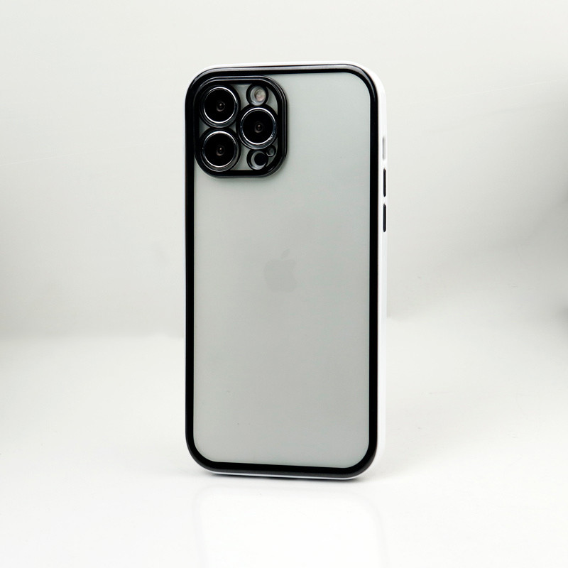 قاب پشت شفاف دور رنگی محافظ لنزدار iPhone 13 Pro Max