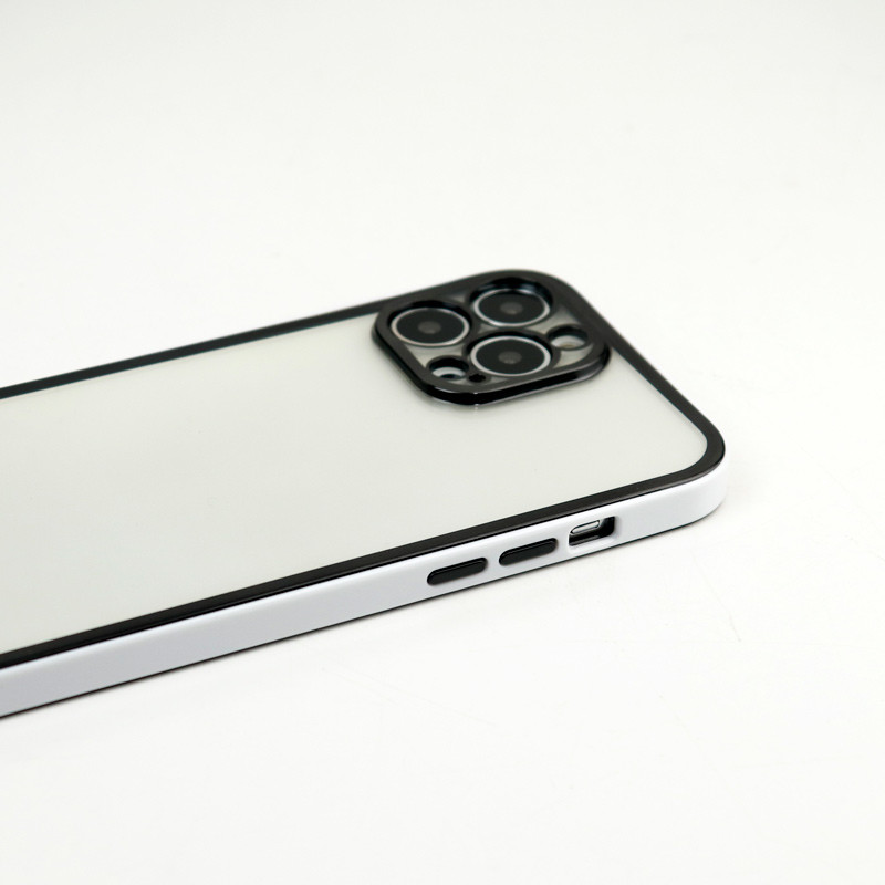 قاب پشت شفاف دور رنگی محافظ لنزدار iPhone 13 Pro Max
