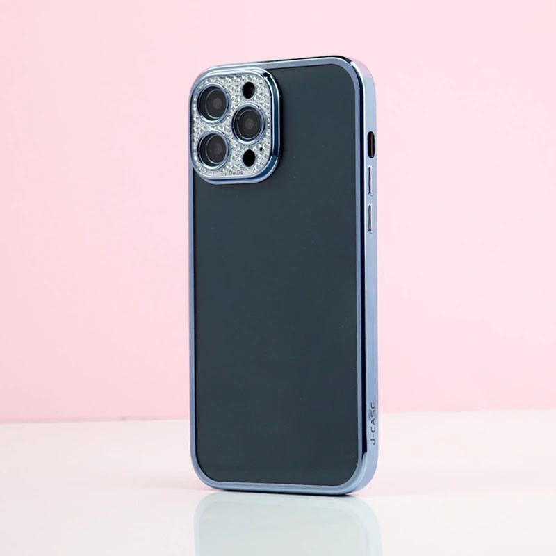 قاب پشت مات My Case نگین دار محافظ لنزدار iPhone 13 Pro Max