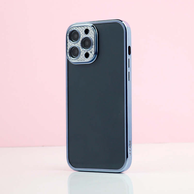 قاب پشت مات My Case نگین دار محافظ لنزدار iPhone 13 Pro Max
