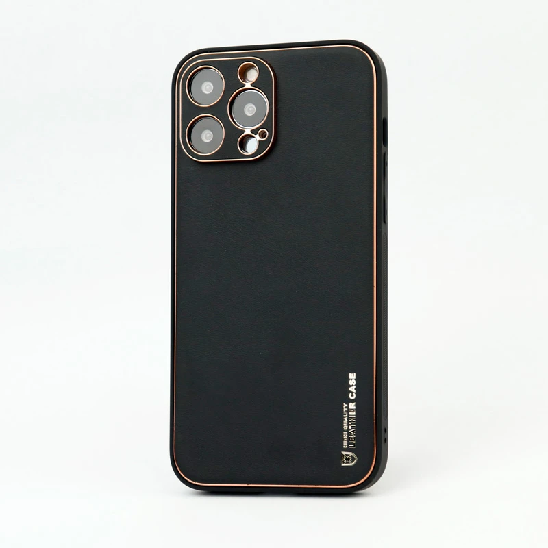 قاب چرمی Leather Case محافظ لنزدار iPhone 13 Pro Max
