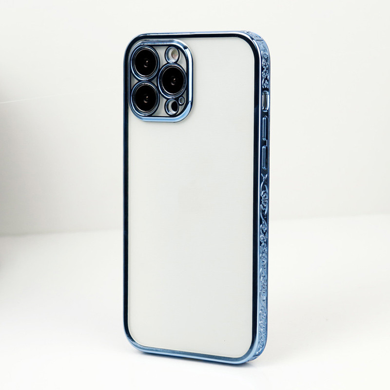 قاب شفاف دور طرحدار محافظ لنزدار iPhone 13 Pro Max