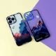قاب ژله ای شفاف طرح کوهستان محافظ لنزدار iPhone 13 Pro Max