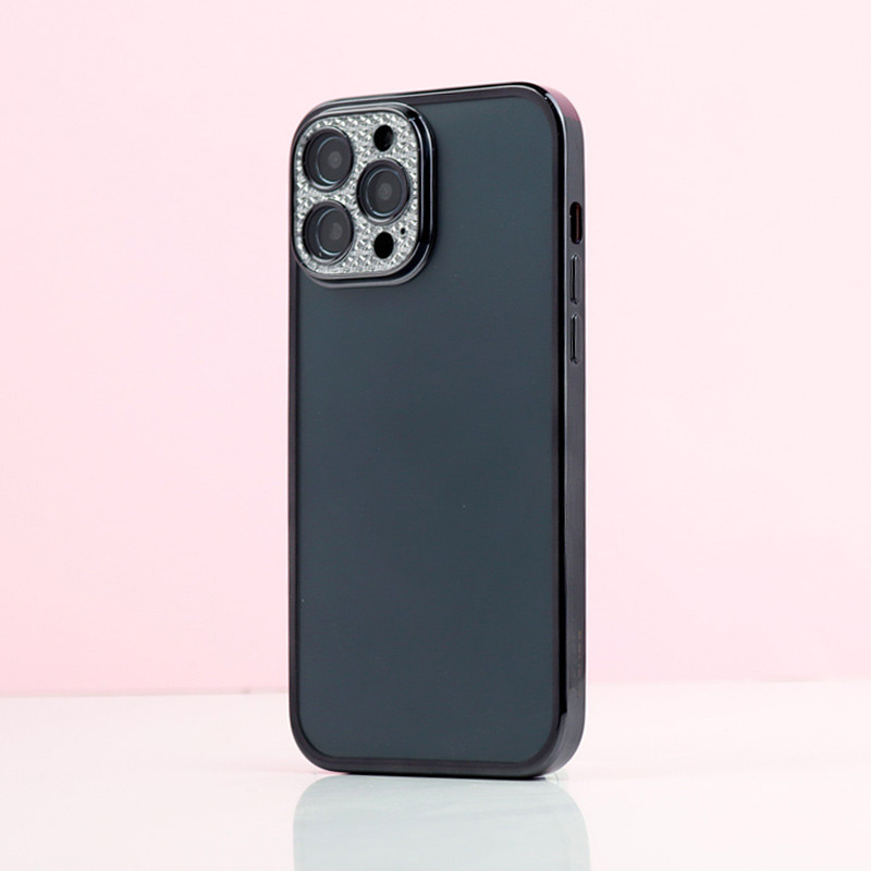 قاب پشت مات My Case نگین دار محافظ لنزدار iPhone 13 Pro Max