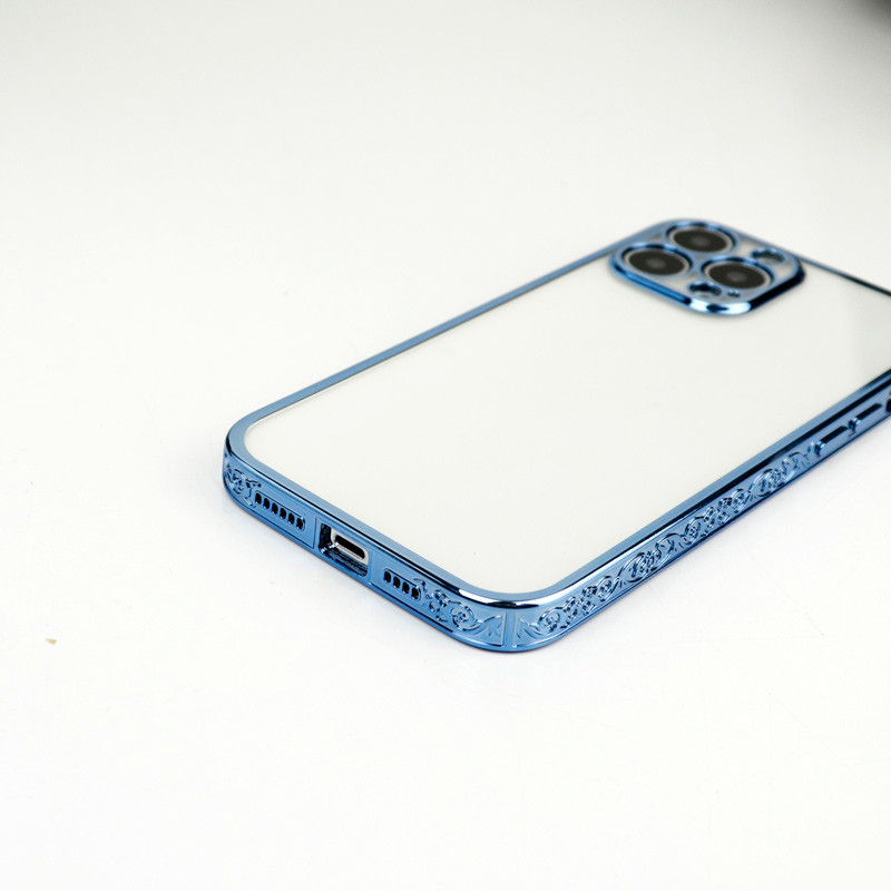 قاب شفاف دور طرحدار محافظ لنزدار iPhone 13 Pro Max