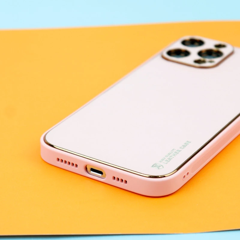 قاب چرمی Leather Case محافظ لنزدار iPhone 13 Pro Max