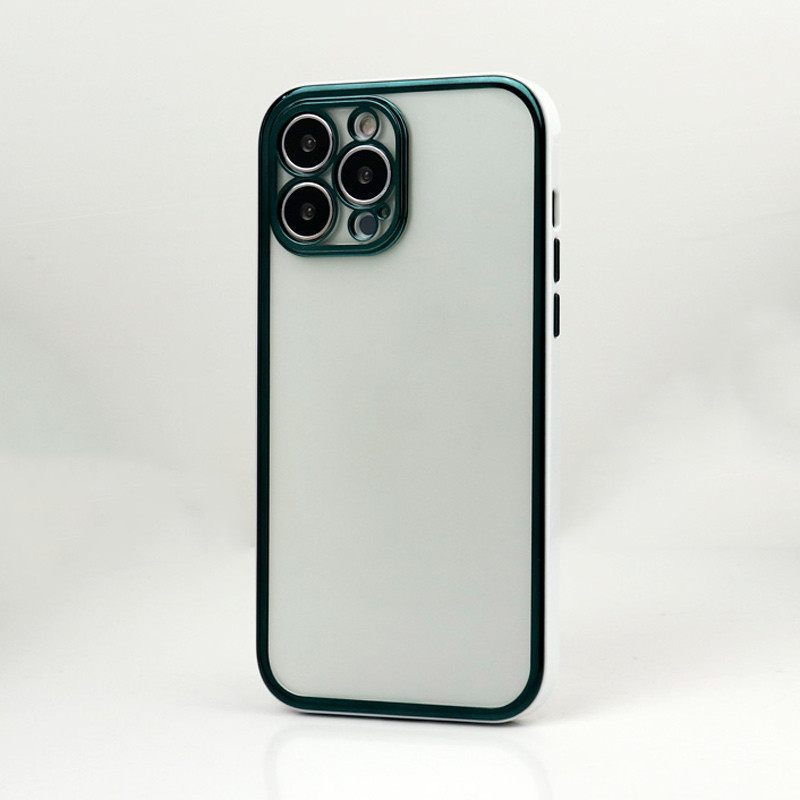 قاب پشت شفاف دور رنگی محافظ لنزدار iPhone 13 Pro Max