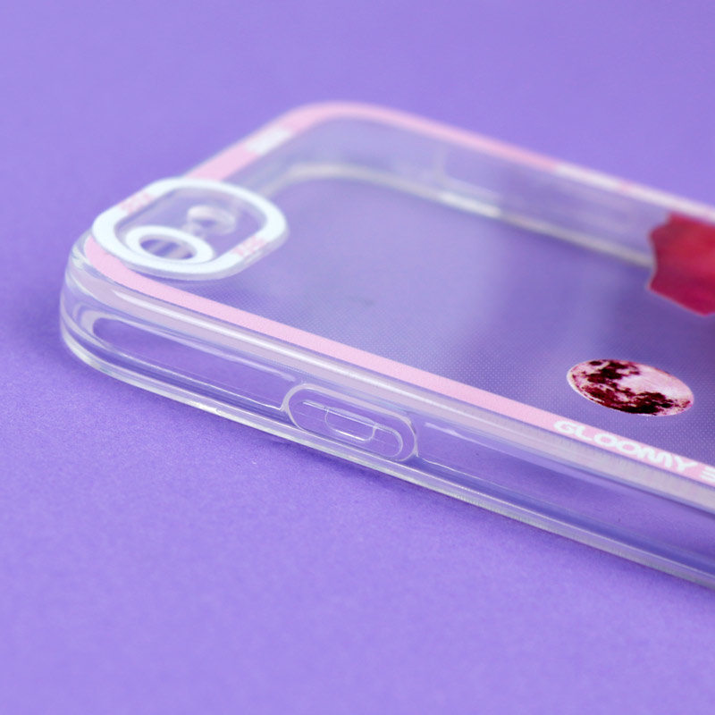 قاب ژله ای شفاف طرح کوهستان محافظ لنزدار iPhone 6s