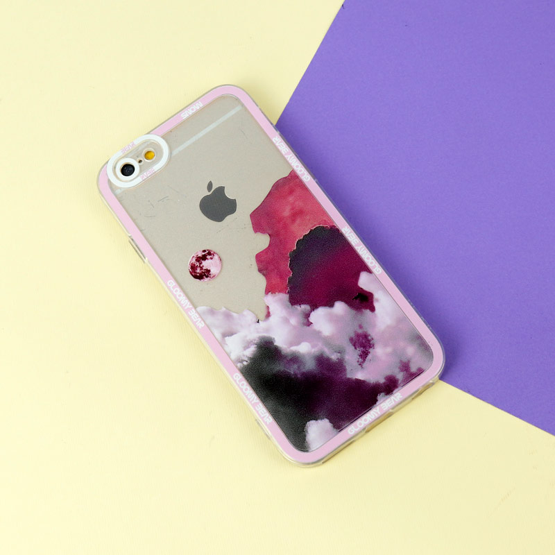 قاب ژله ای شفاف طرح کوهستان محافظ لنزدار iPhone 6s