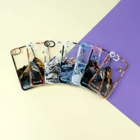 قاب ژله ای شفاف طرح کوهستان محافظ لنزدار iPhone 7 / 8