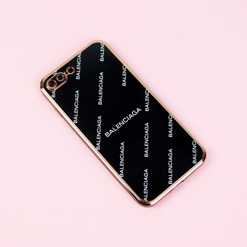 قاب طرحدار My Case محافظ لنزدار iPhone 7 Plus / 8 Plus مشکی