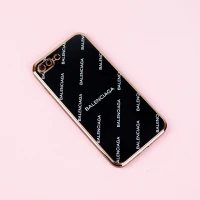 قاب طرحدار My Case محافظ لنزدار iPhone 7 Plus / 8 Plus مشکی