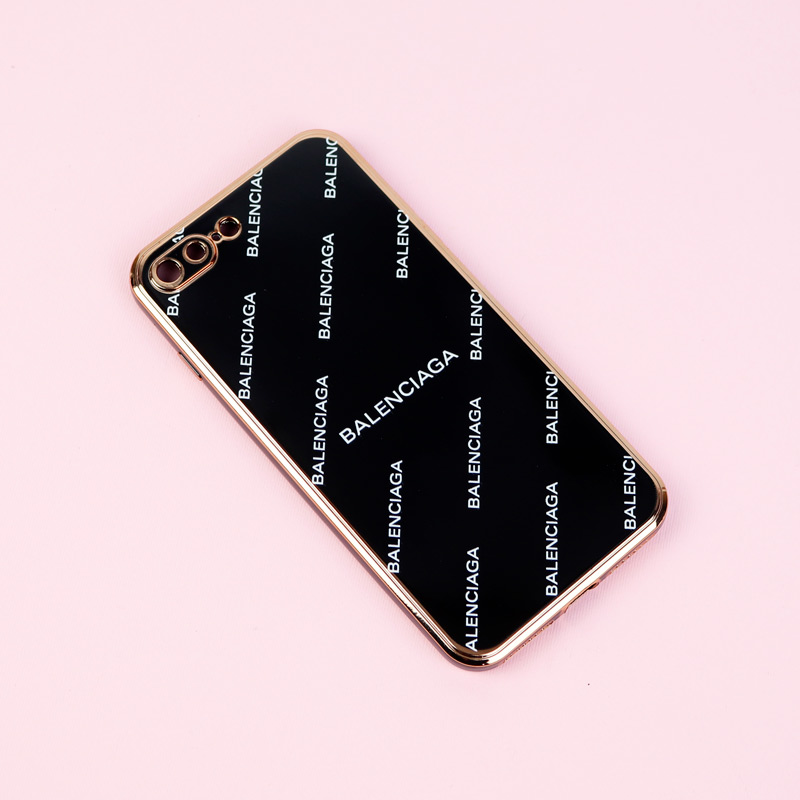 قاب طرحدار My Case محافظ لنزدار iPhone 7 Plus / 8 Plus مشکی