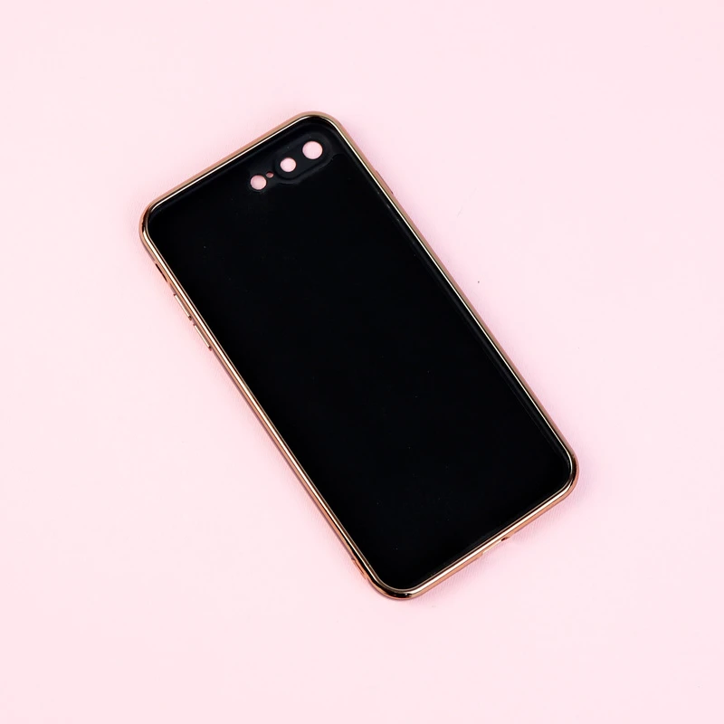 قاب طرحدار My Case محافظ لنزدار iPhone 7 Plus / 8 Plus مشکی