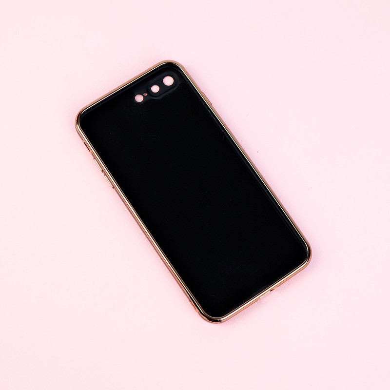 قاب طرحدار My Case محافظ لنزدار iPhone 7 Plus / 8 Plus مشکی