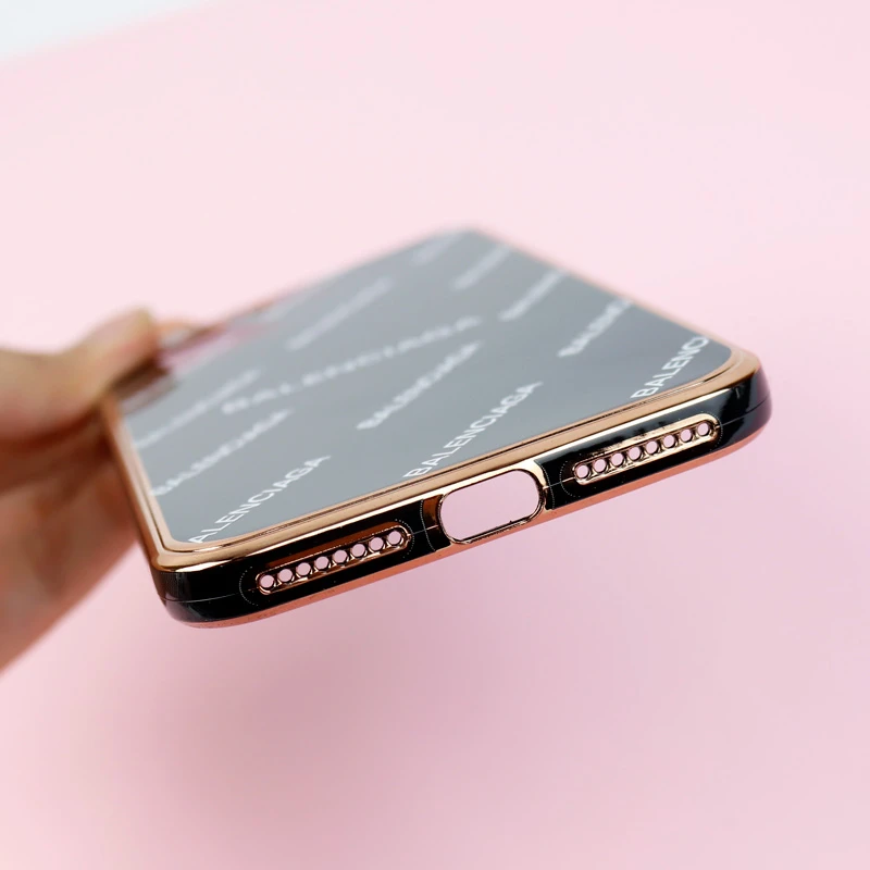 قاب طرحدار My Case محافظ لنزدار iPhone 7 Plus / 8 Plus مشکی