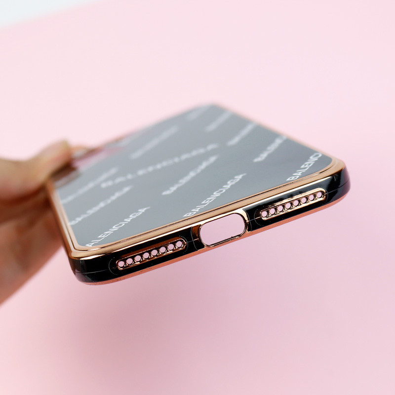قاب طرحدار My Case محافظ لنزدار iPhone 7 Plus / 8 Plus مشکی