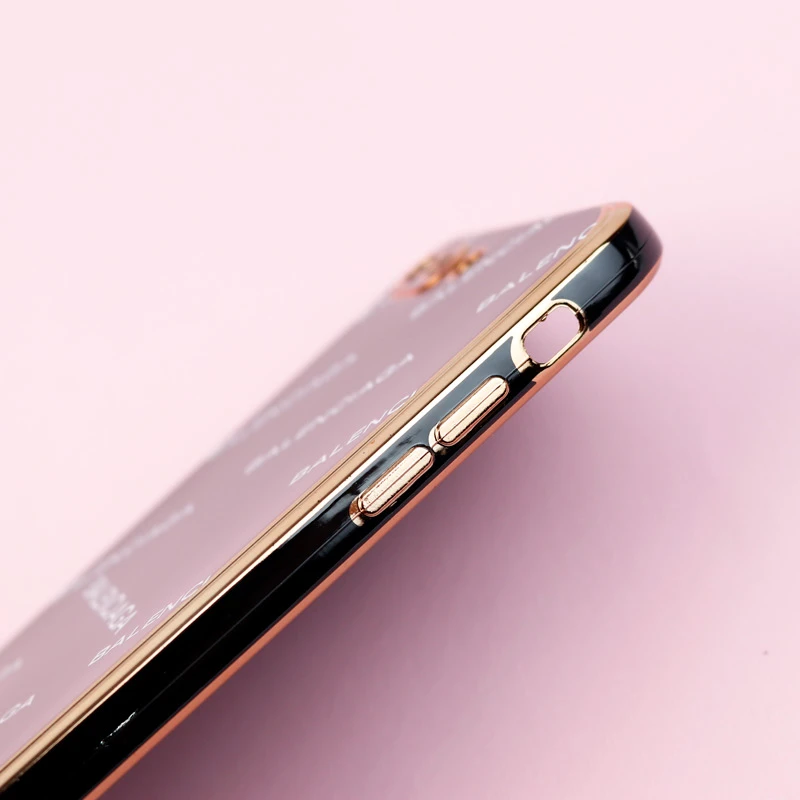 قاب طرحدار My Case محافظ لنزدار iPhone 7 Plus / 8 Plus مشکی