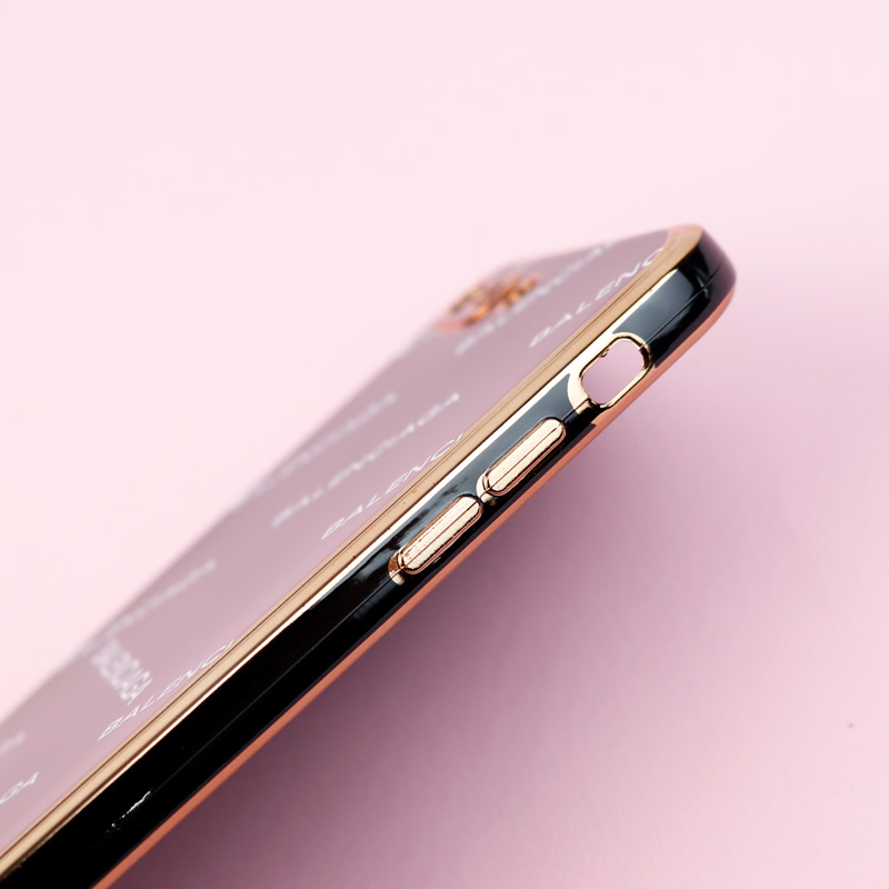 قاب طرحدار My Case محافظ لنزدار iPhone 7 Plus / 8 Plus مشکی