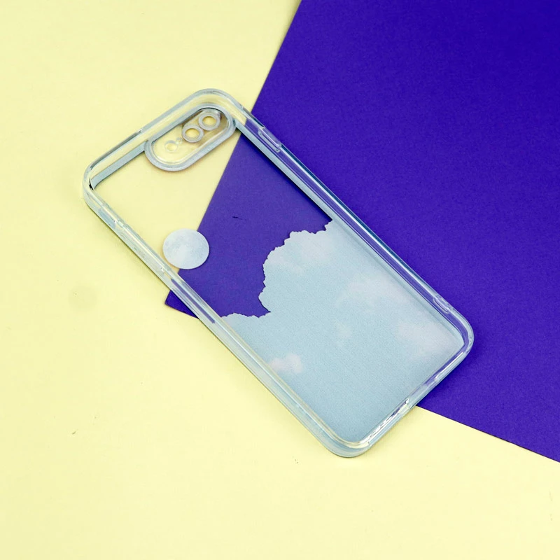 قاب ژله ای شفاف طرح کوهستان محافظ لنزدار iPhone 7 Plus / 8 Plus